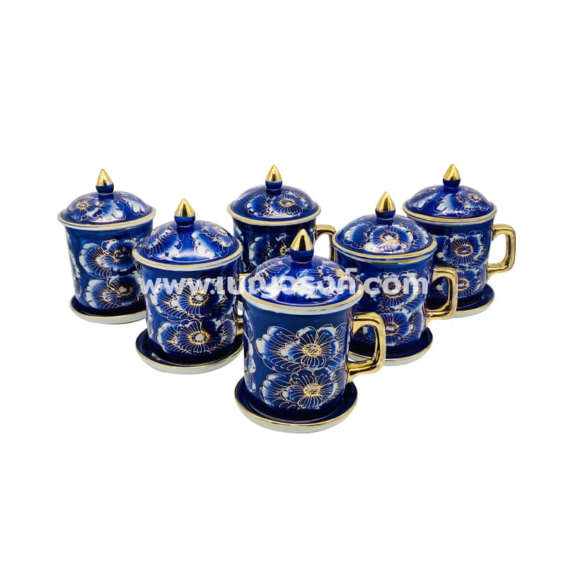 แก้วมัคมุกข์ สีน้ำเงิน